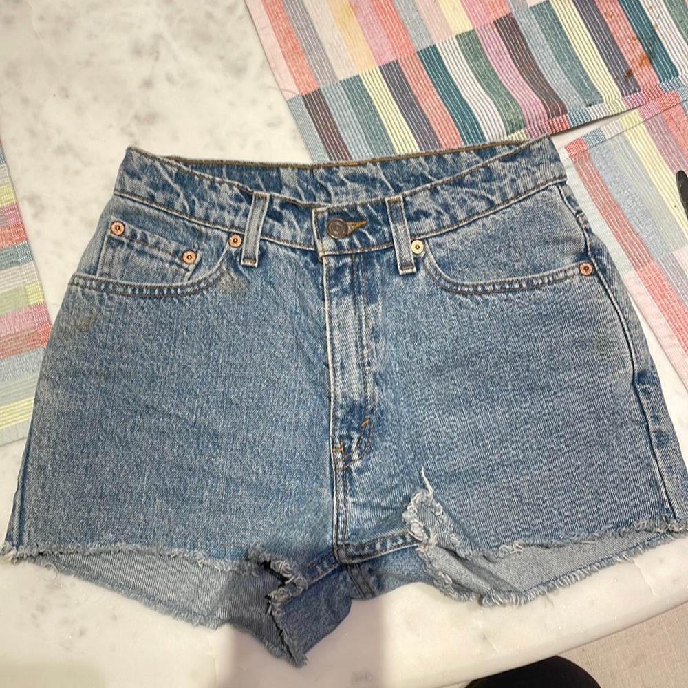 Vintage Levi’s High Waisted Denim Shorts